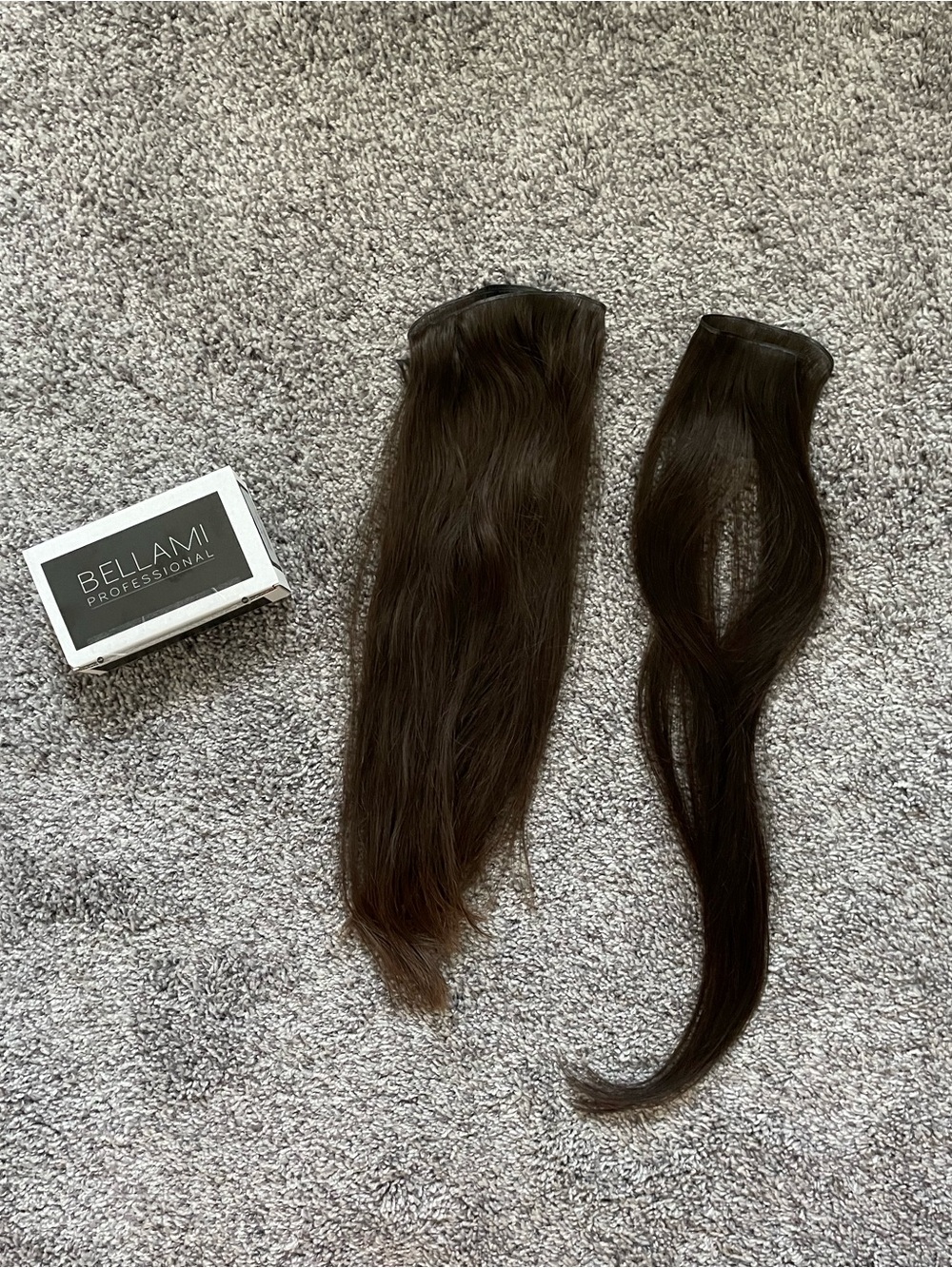 BELLAMI Dark Brown infinity sew in wefts